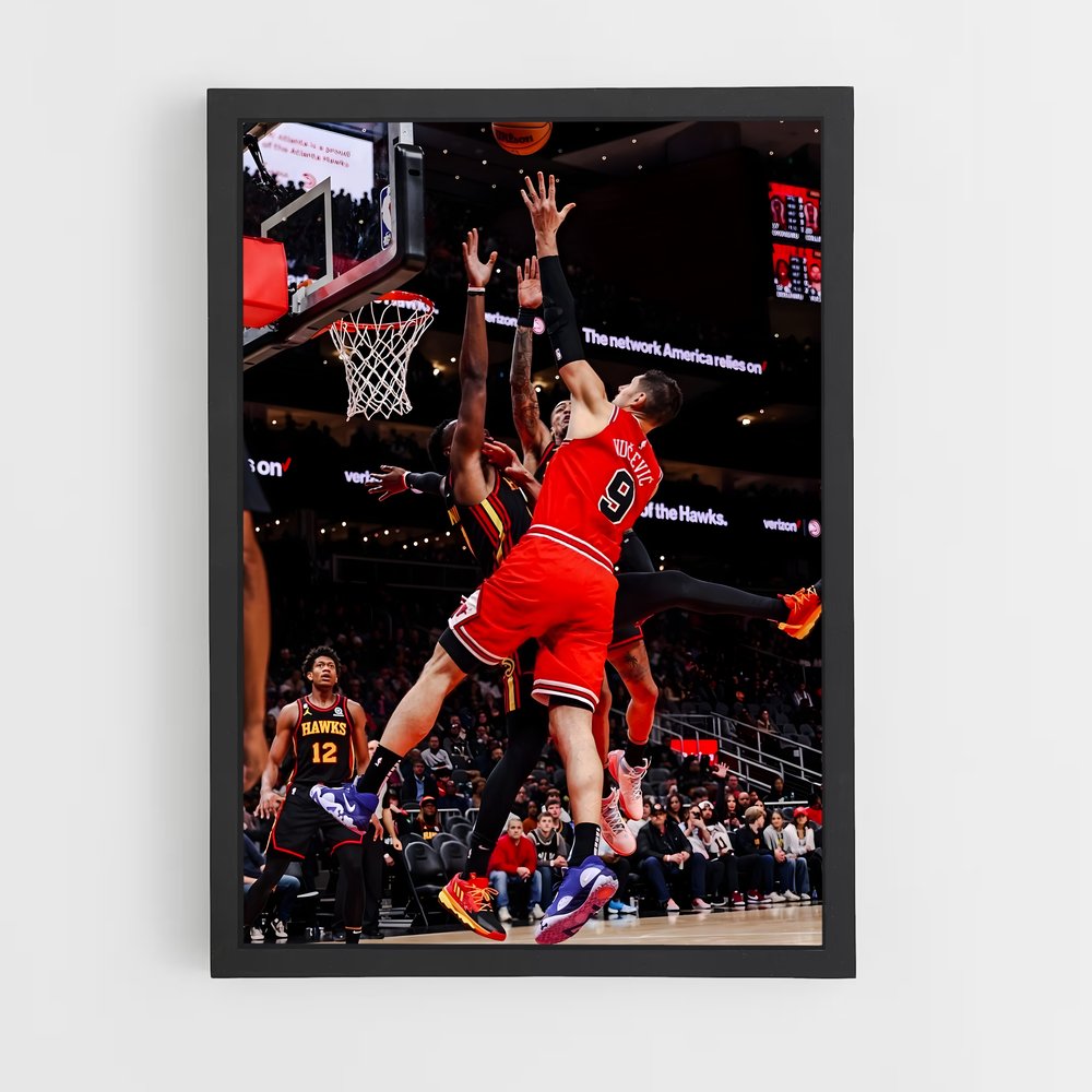 Poster L'Ascension de Nikola – affiche Basketball (vue 2)